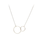 Double Plain kaulakoru, Silver