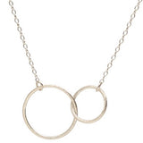 Double Plain kaulakoru, Silver