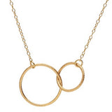 Double Plain kaulakoru, Gold