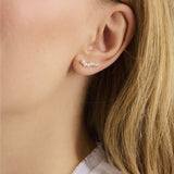Ocean Treasure Ear Climbers, Gold