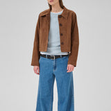 Petra lyhyt mokkatakki, Tobacco Brown