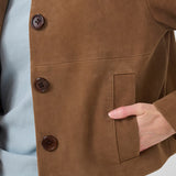 Petra lyhyt mokkatakki, Tobacco Brown