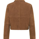 Petra lyhyt mokkatakki, Tobacco Brown