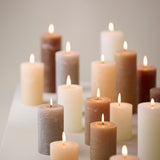 Pöytäkynttilä H12cm, Rustic Maple