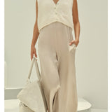 Telma neuleliivi alpakkaa, White