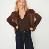 Ronika Wool Knit Polo, Bracken