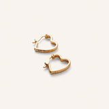 Small Affection Hoops, Gold