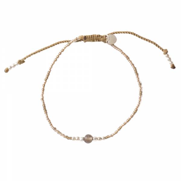 A Beautiful Story - Iris rannekoru Smokey Quartz, silver
