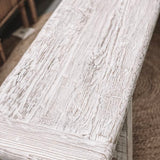 Pitkä penkki PURE #661, Off White