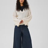 Huxi V-neck neule, Snow White