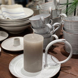 Pöytäkynttilänpidike kahvalla, Smooth