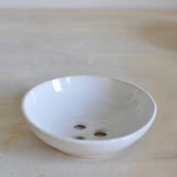 Keraaminen saippua-alusta, valkoinen