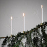 LED klipsikynttilät joulukuuseen (4 kpl)