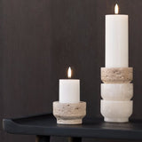 LED pöytäkynttilä Smooth 10,1 cm, White