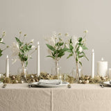 LED kruunukynttiläpari 20cm, Ivory