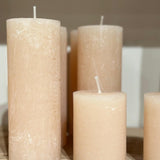 Pöytäkynttilä H12cm, Rustic Vanilla