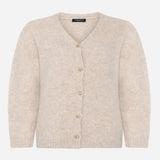 Syringabrushed Verna neuletakki, Beige