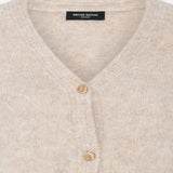 Syringabrushed Verna neuletakki, Beige