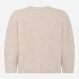 Syringabrushed Verna neuletakki, Beige