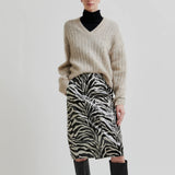 Brooky V-Neck neule, Trench Coat