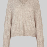 Brooky V-Neck neule, Trench Coat