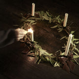 Lumi ovaali adventtikynttelikkö, Black