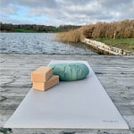 Yogiraj - Joogamatto Natural Practice Mat 4mm, misty greige